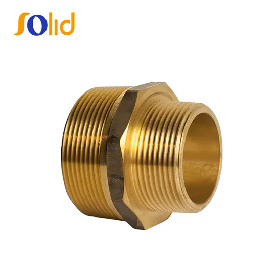 Brass Threaded Hex Nipples