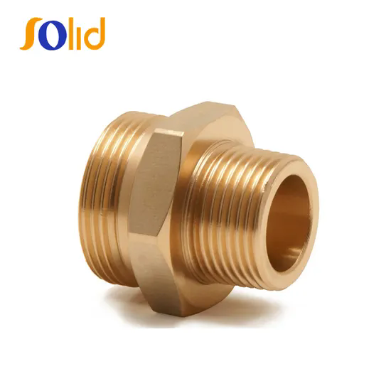 Brass Threaded Hex Nipples